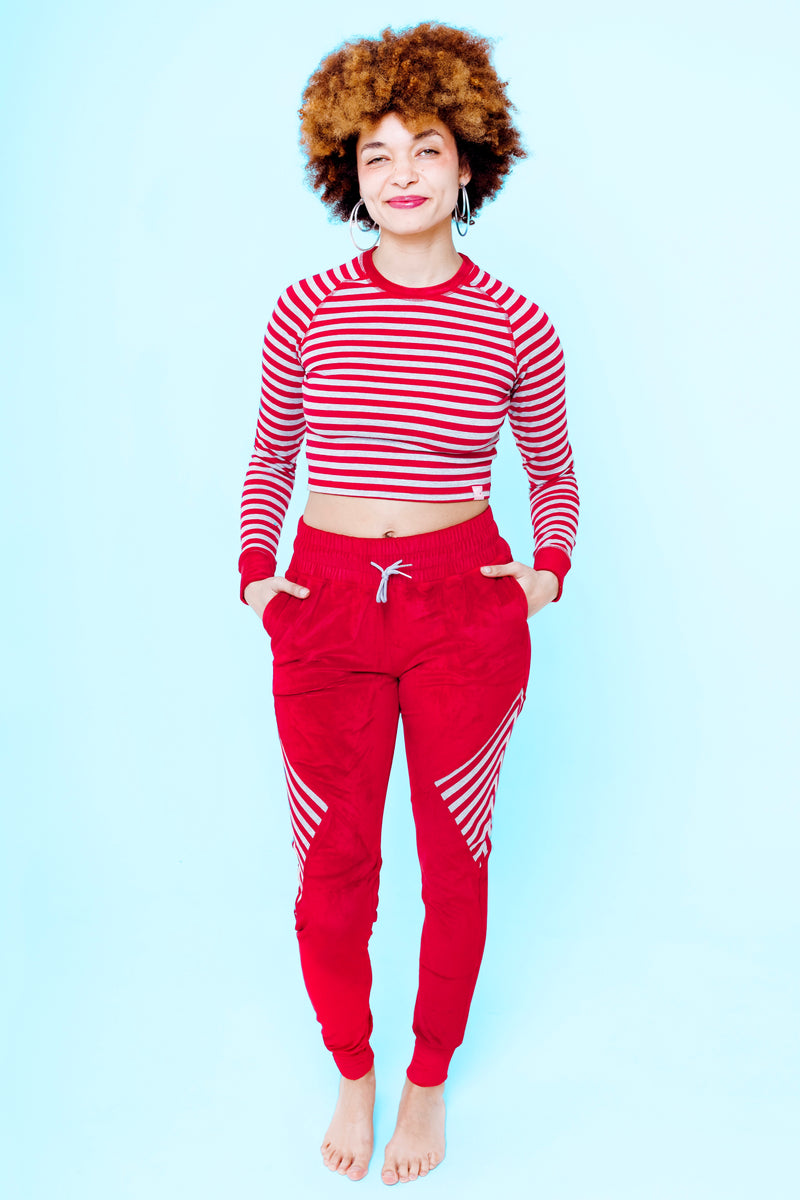 Boss Babe - Raglan Long Sleeve Crop