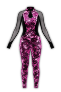 The Lotus Unitard | Rosé Noir